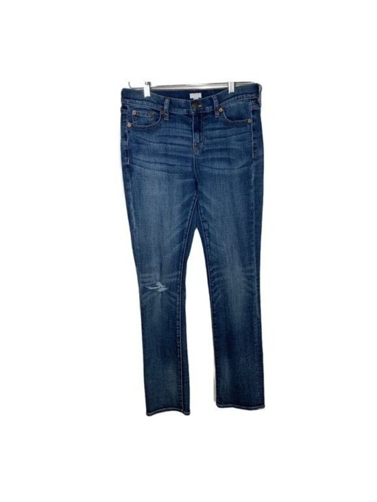 J. Crew Denim - J.Crew Skinny Jeans Women's Size 26 Distressed Mid Rise Stretch Denim